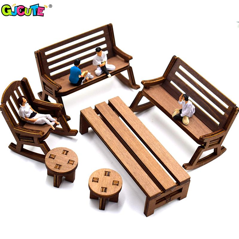 Bistro Table Set - 1:12 Mini Park dla lalek stół