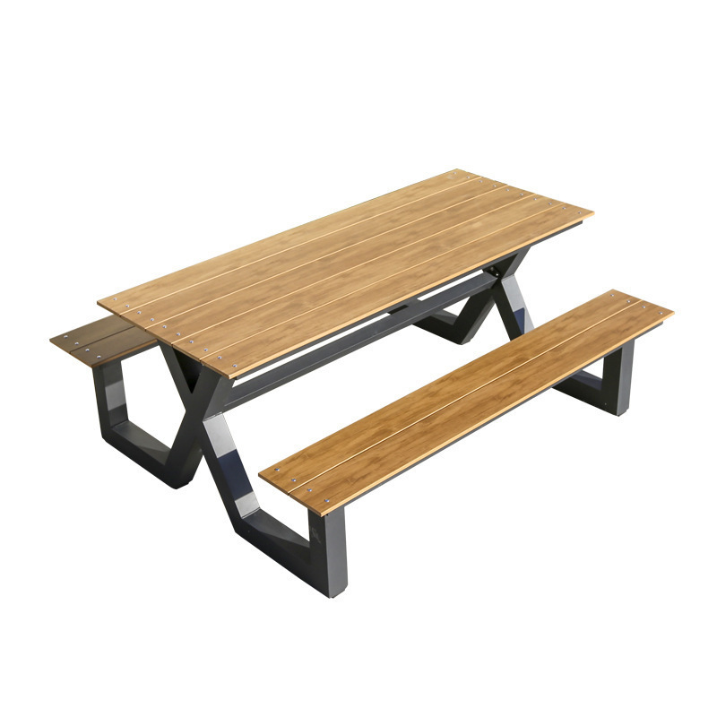 Outdoor Furniture One Piece - Zewnętrzna wodoodporna ławka z litego drewna