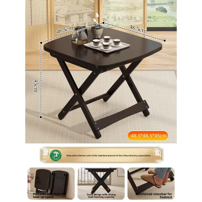 Outdoor Furniture One Piece - Kompaktowy składany stół jadalniany okrągły lub