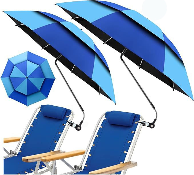 Outdoor Furniture With Umbrella - Duży parasol przeciwsłoneczny, wiatroodporny, dwuwarstwowy, bez