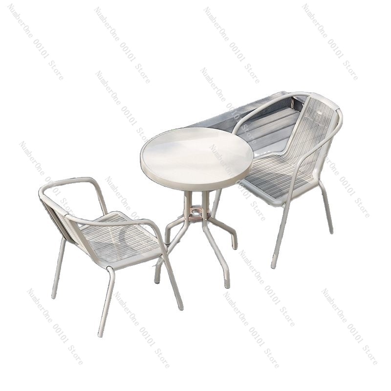 Bistro Table Set - Zestaw mebli na balkon: składany stół