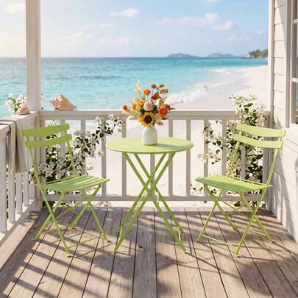 Outdoor Furniture One Piece - 3-częściowy składany zestaw mebli ogrodowych typu