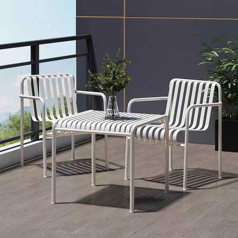 Outdoor Furniture Set Sale - Nordycki zestaw mebli ogrodowych, metalowy stolik