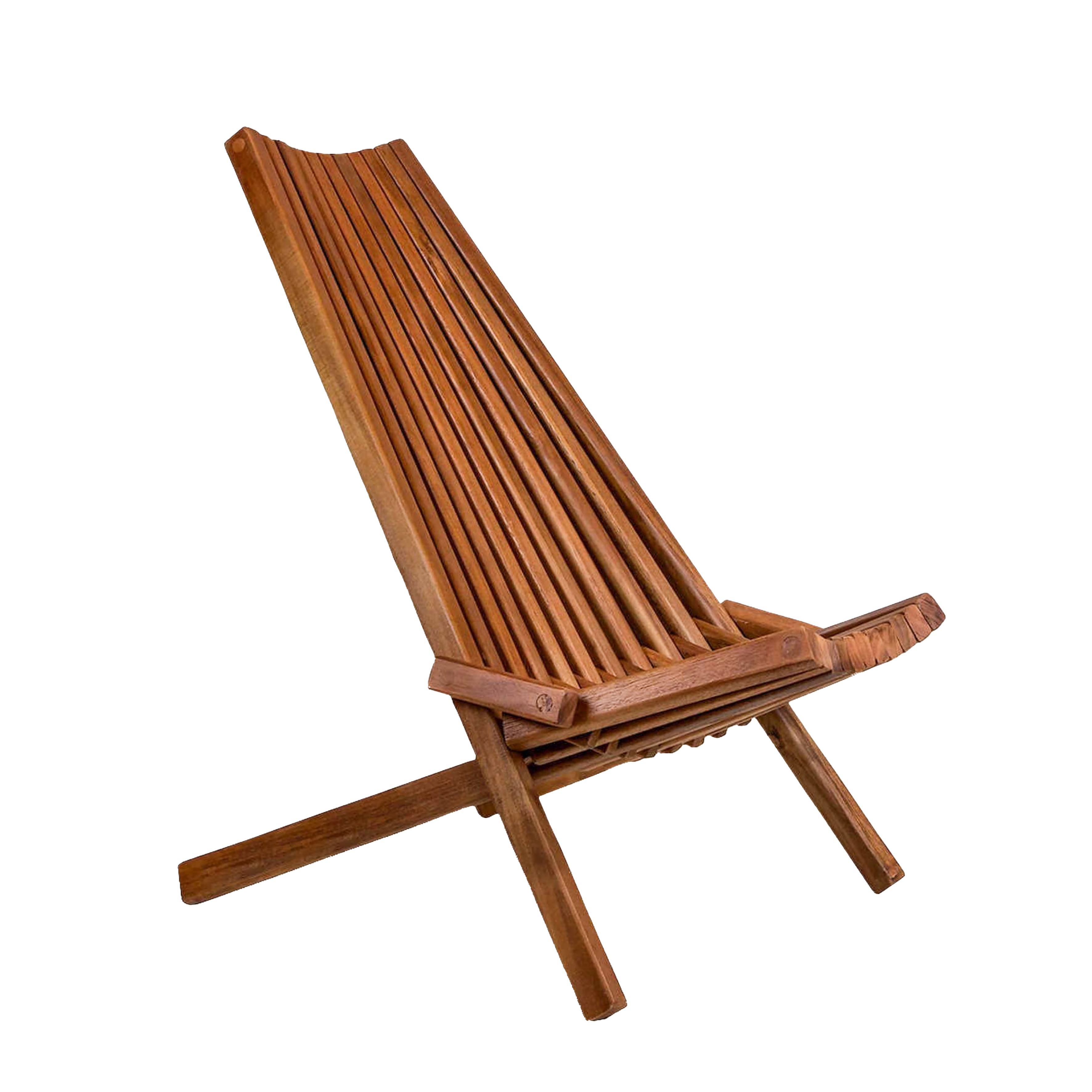 Outdoor Furniture Oil Teak - Składane krzesło wypoczynkowe na zewnątrz z