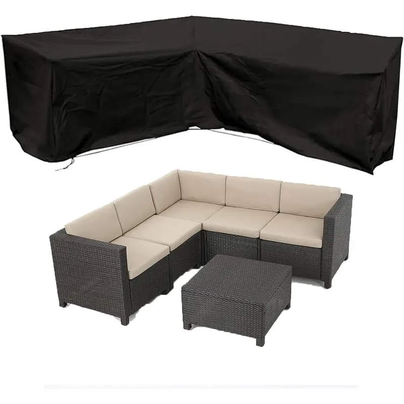 Outdoor Furniture Fabric Waterproof - Pokrowiec na sofę ogrodową w kształcie