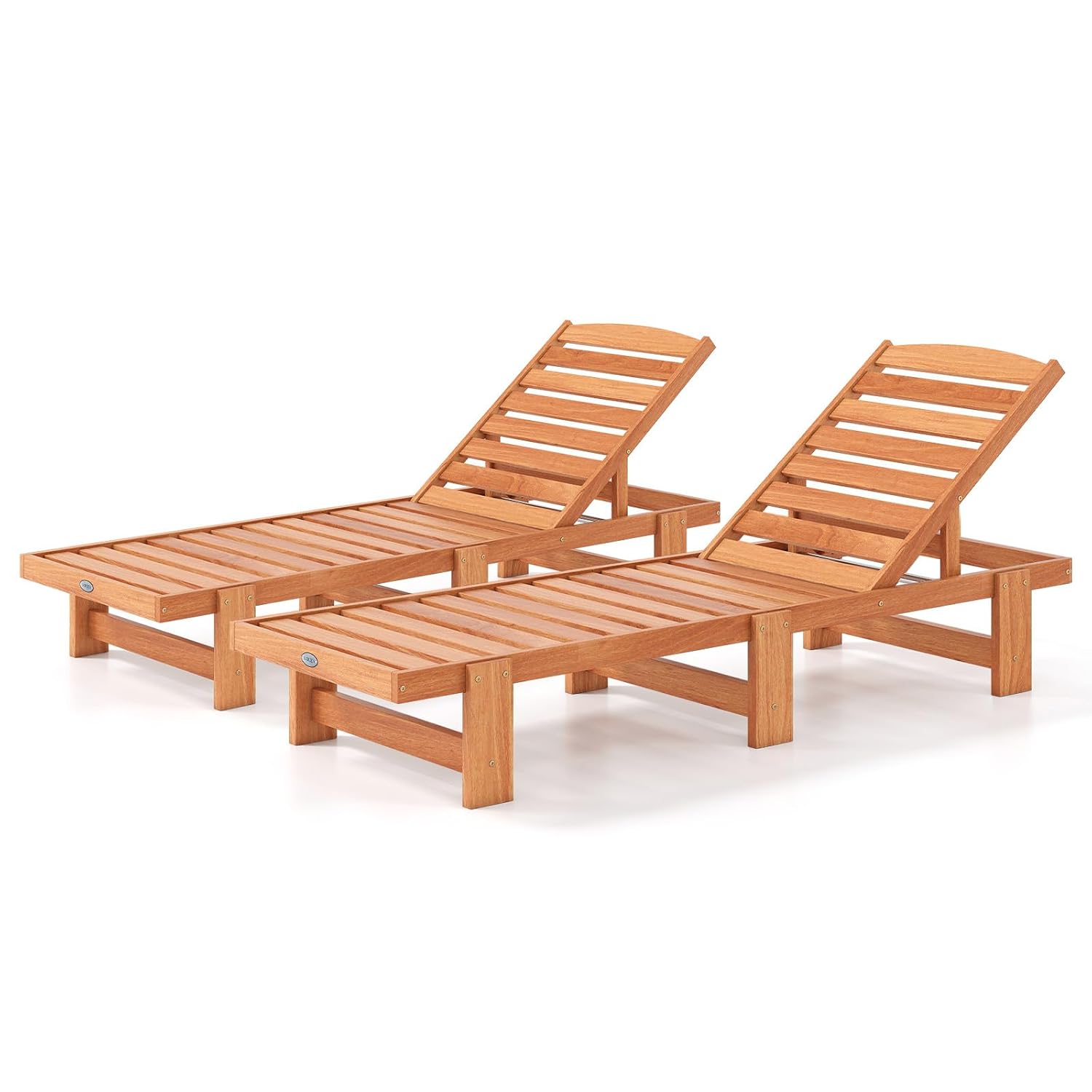 Outdoor Furniture Oil Teak - Leżanka z litego drewna, krzesło wypoczynkowe