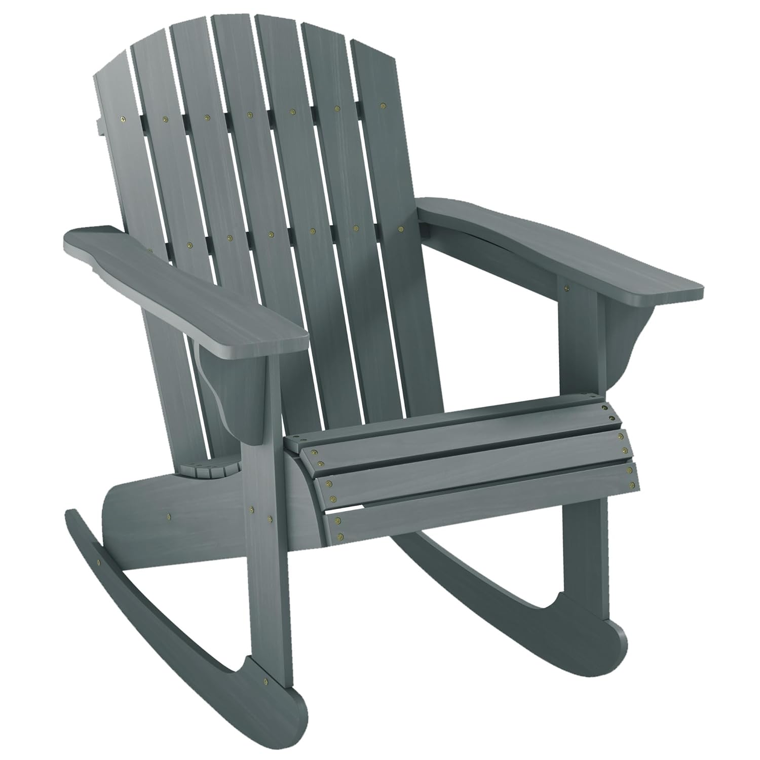 Adirondack Chair Wood - Drewniane krzesło Adirondack z listwowym oparciem,
