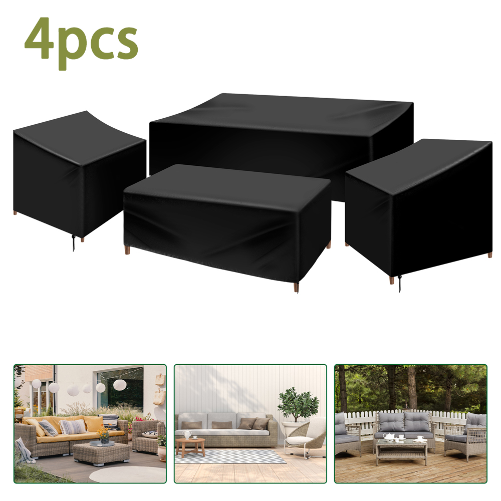 Outdoor Furniture Bali - Zestaw 4 pokrowców na meble ogrodowe,