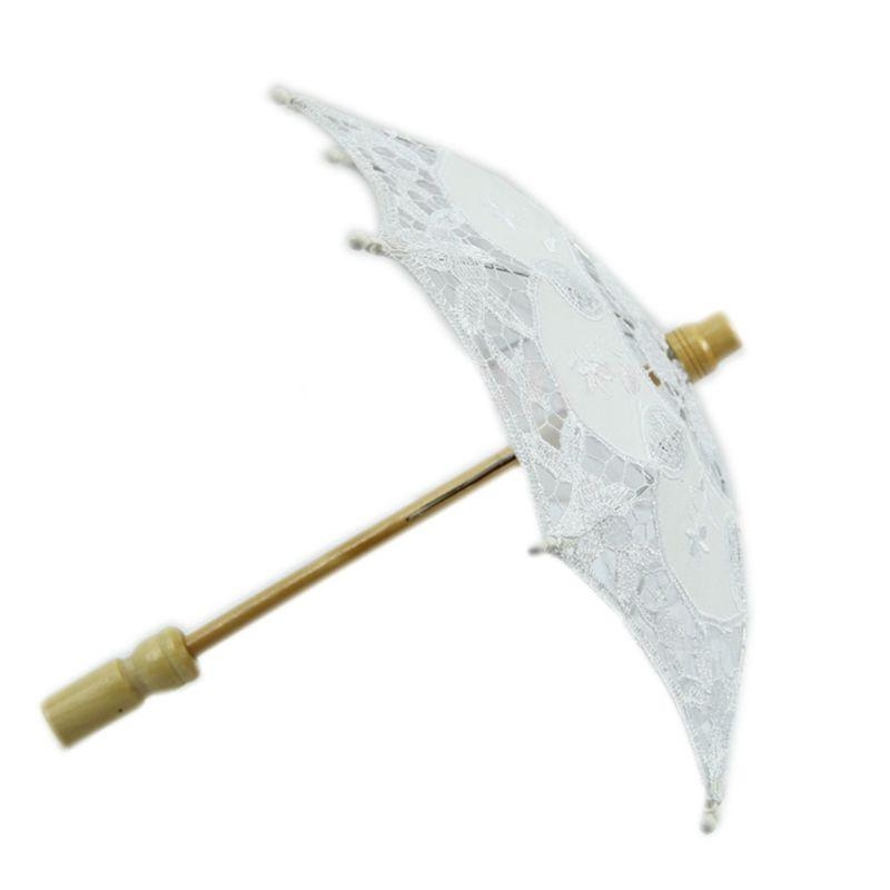 Outdoor Furniture With Umbrella - C4DF 15 Parasol parasolowy haftowany koronkowy