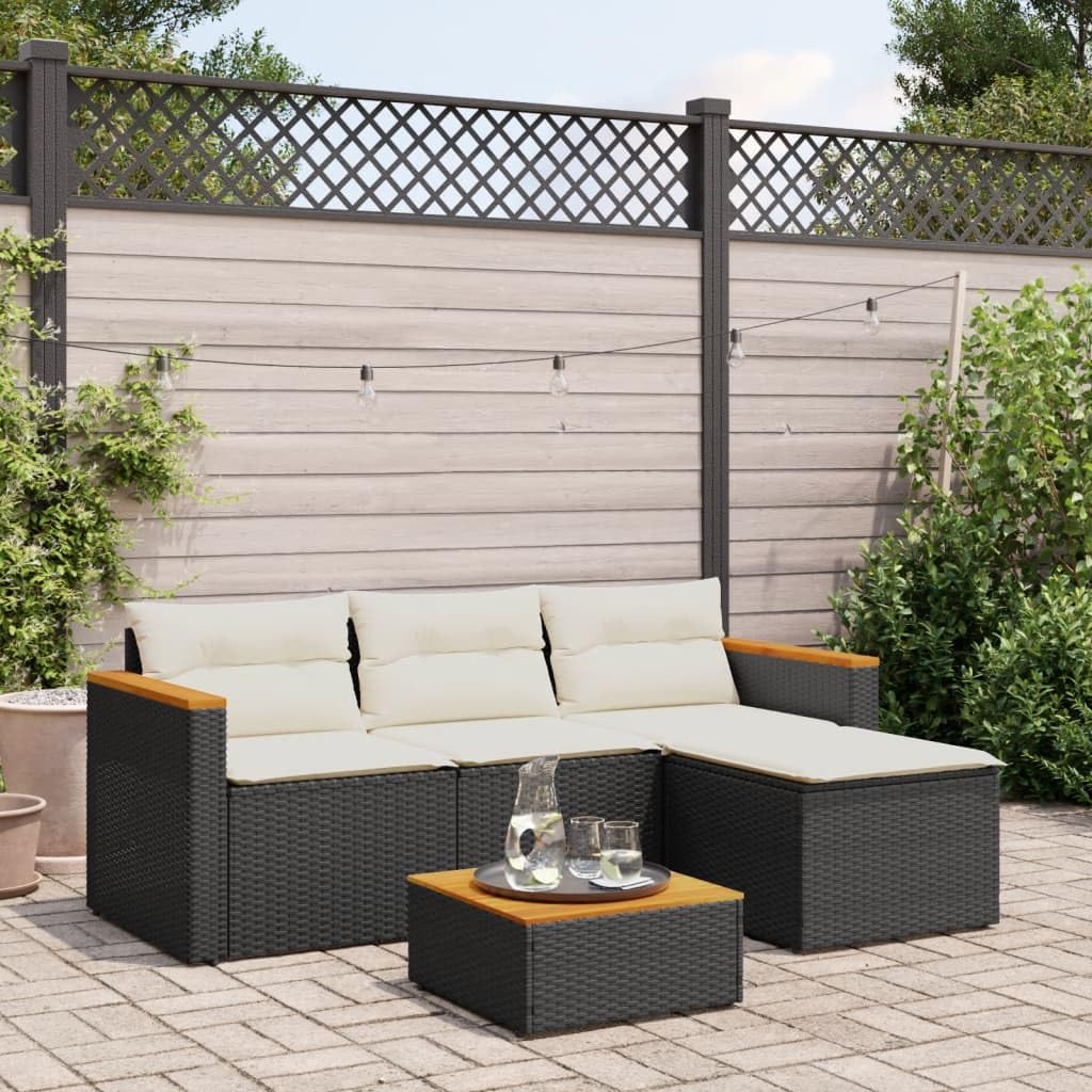 Outdoor Furniture Polywood - 3-osobowy zestaw mebli ogrodowych z poduszkami
