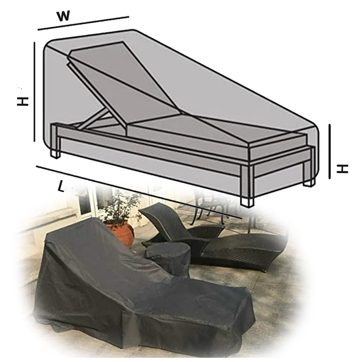 Pokrowiec na leżak z tkaniny O – Outdoor Furniture Fabric Waterproof recenzja i cena