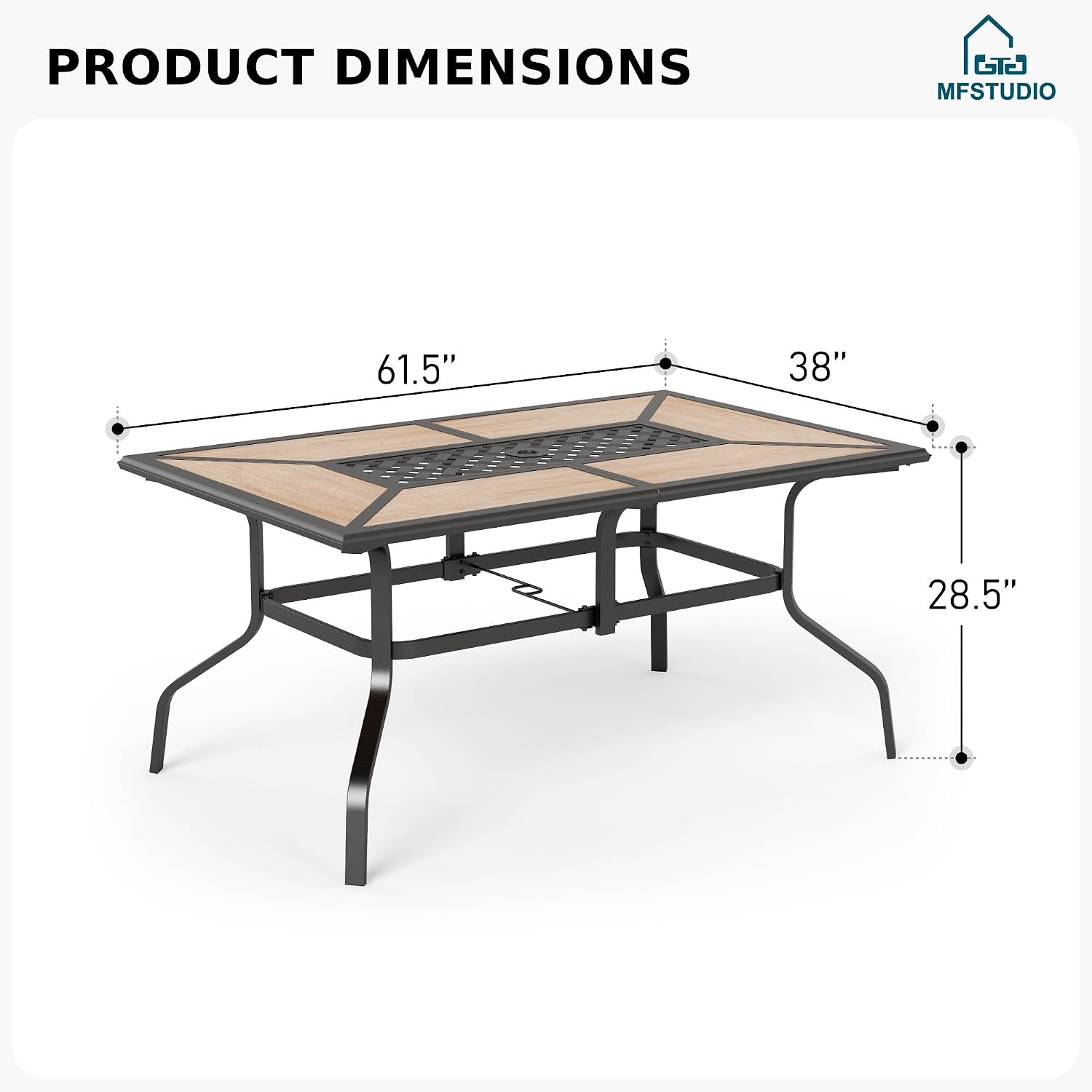 Stół do jadalni na zewnątrz dl – Outdoor Furniture Polywood recenzja i cena