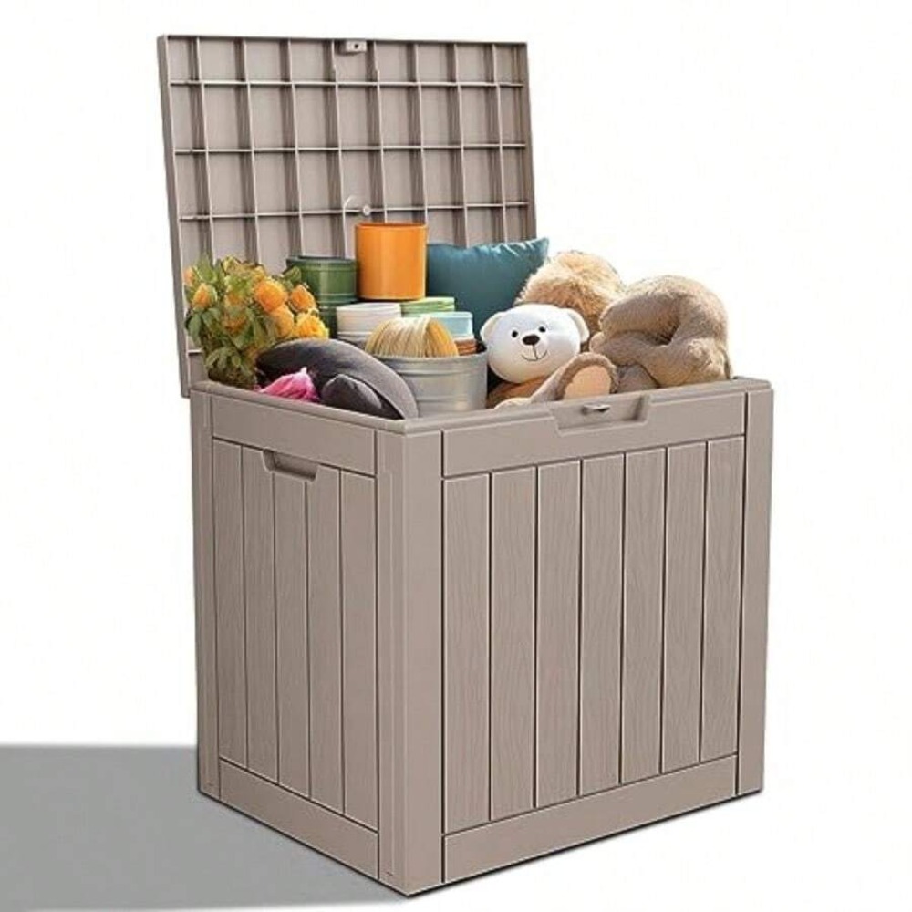 Zamykana na klucz skrzynia z ż – Outdoor Furniture Resin recenzja i cena