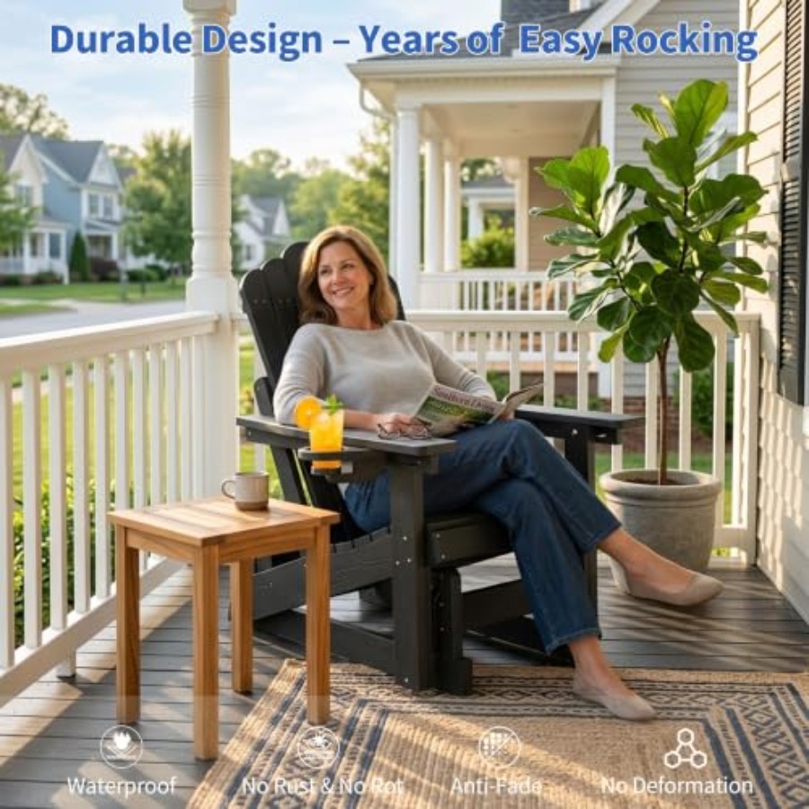 Zestaw 2 krzeseł ogrodowych ty – Adirondack Chair Wood recenzja i cena
