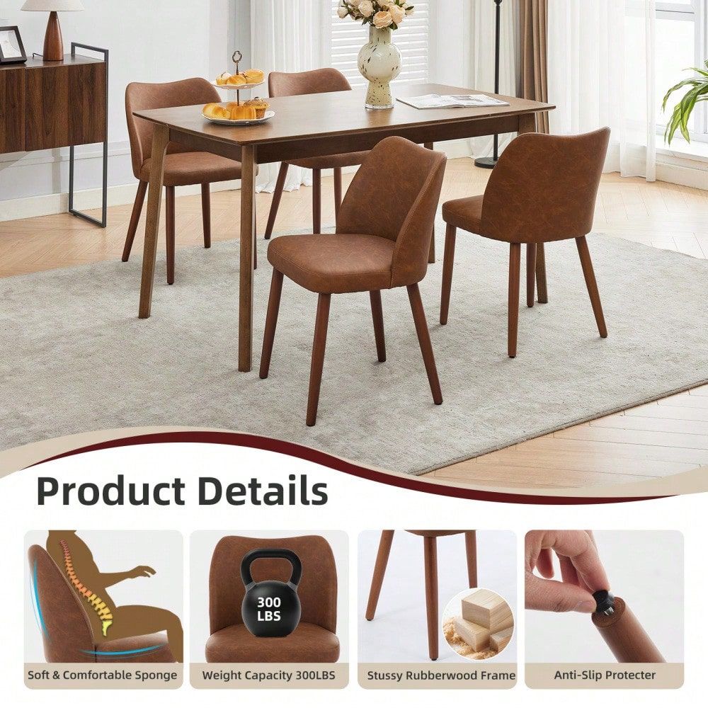 Zestaw 4 krzeseł do jadalni, t – Adirondack Chair Wood recenzja i cena