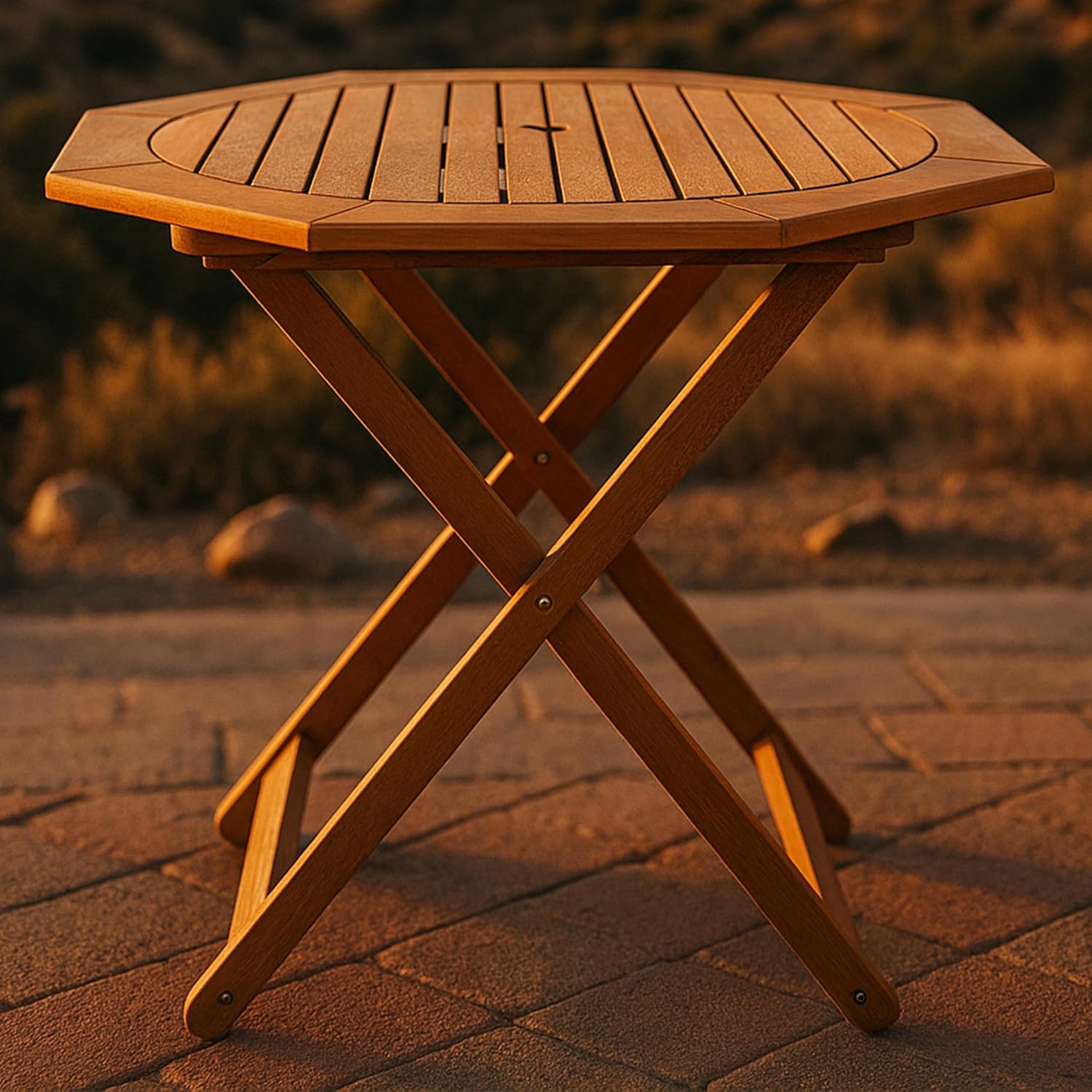 Składany stół ogrodowy z drewn – Outdoor Furniture One Piece recenzja i cena