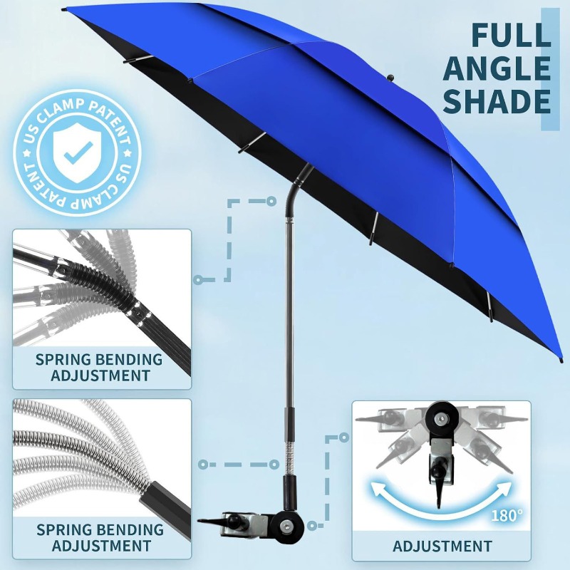 Duży parasol przeciwsłoneczny, – Outdoor Furniture With Umbrella recenzja i cena