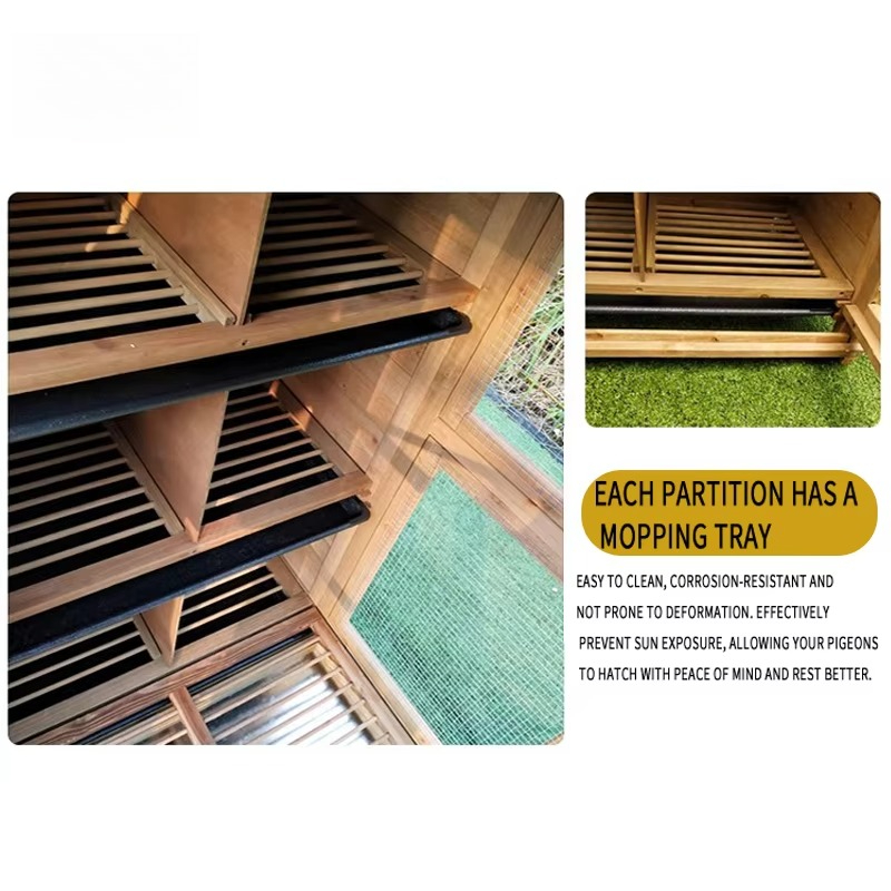 Duża drewniana klatka dla ptak – Outdoor Furniture Easy To Clean recenzja i cena