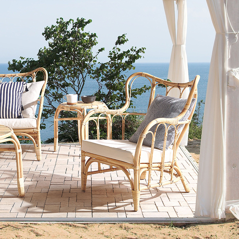 Sofa z naturalnego rattanu, dw – Outdoor Furniture Indonesia recenzja i cena