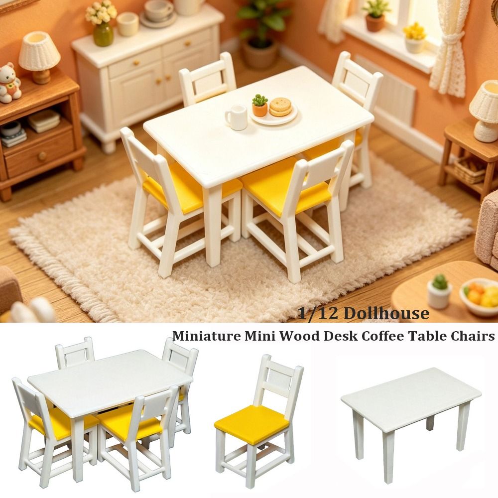 Miniaturowe drewniane biurko d – Bistro Table Set recenzja i cena
