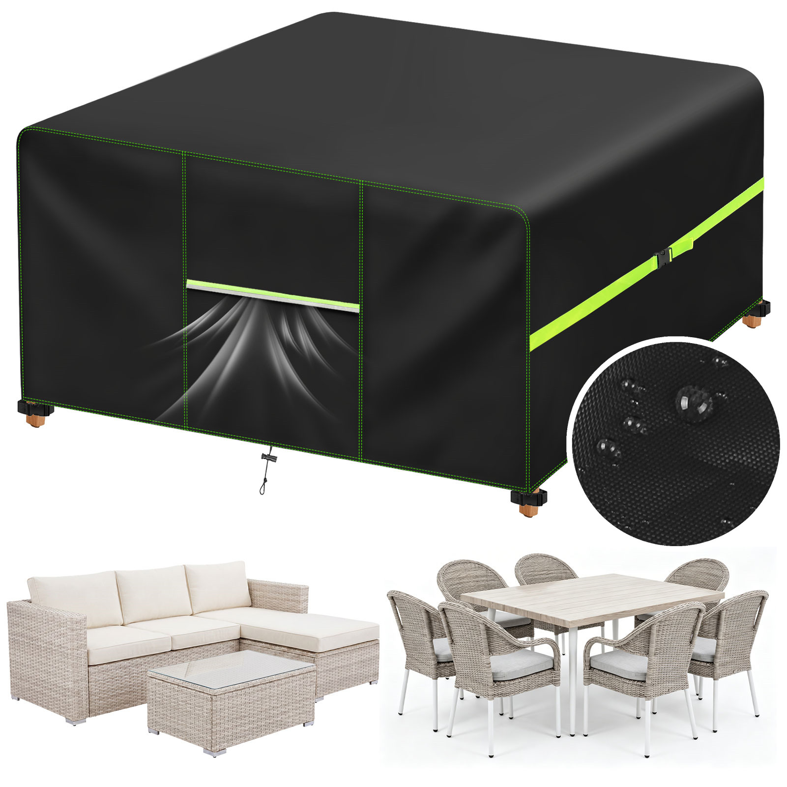 Pokrowiec na meble ogrodowe z  – Outdoor Furniture Fabric Waterproof recenzja i cena