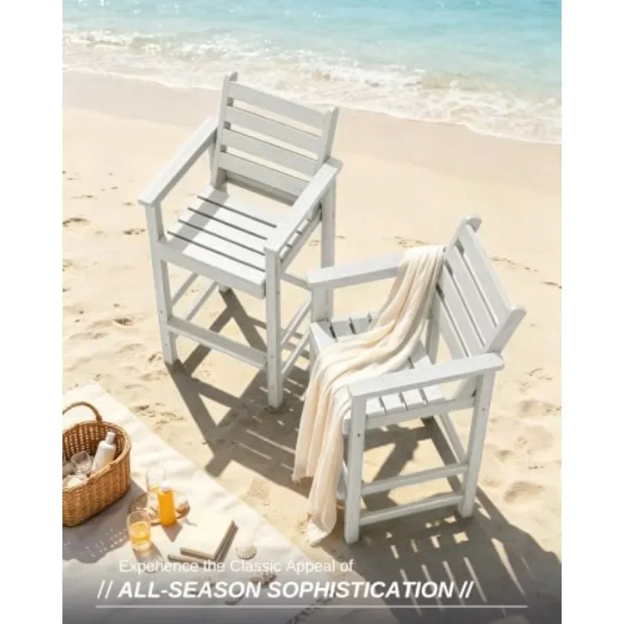 Wysokie, solidne krzesła barow – Adirondack Chair Wood recenzja i cena