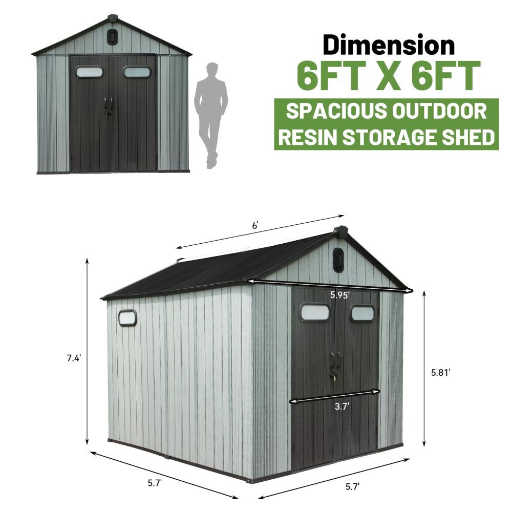 Szopa ogrodowa z żywicy o wymi – Outdoor Furniture Resin recenzja i cena