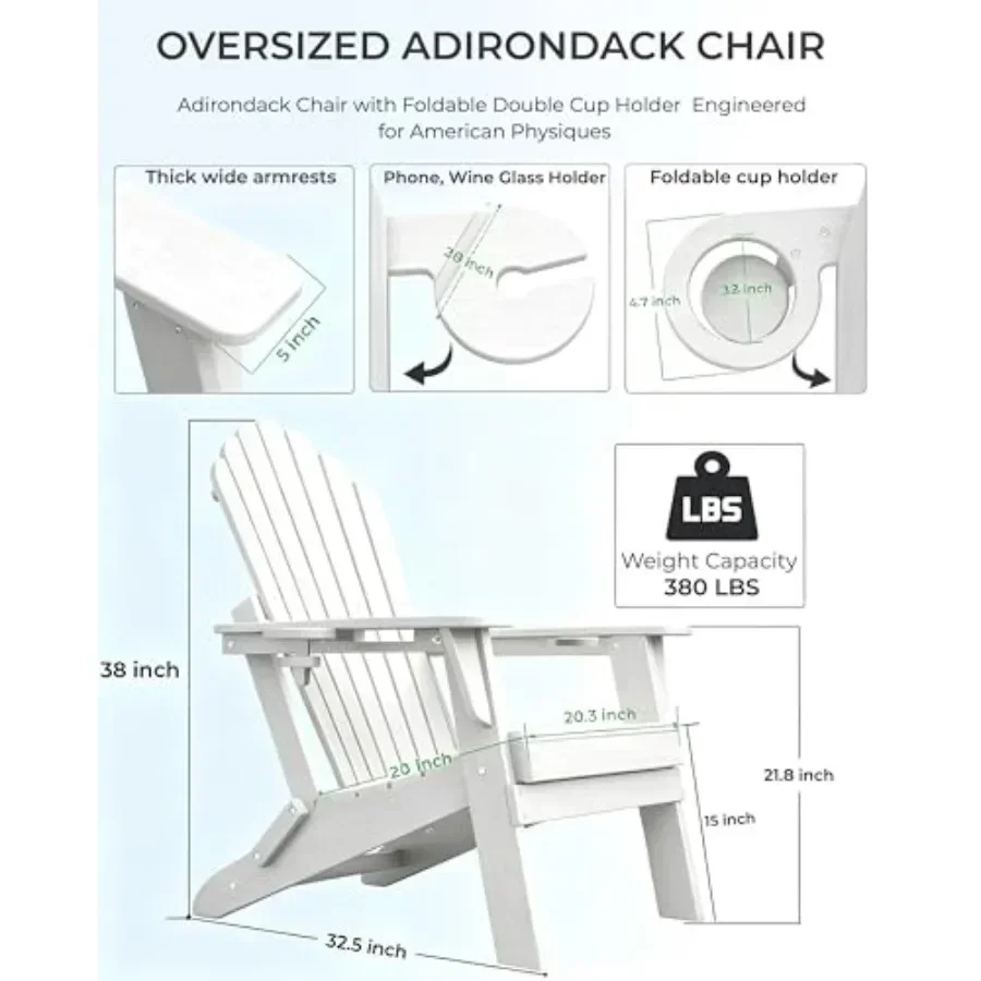 Składane krzesło Adirondack z  – Adirondack Chair Wood recenzja i cena