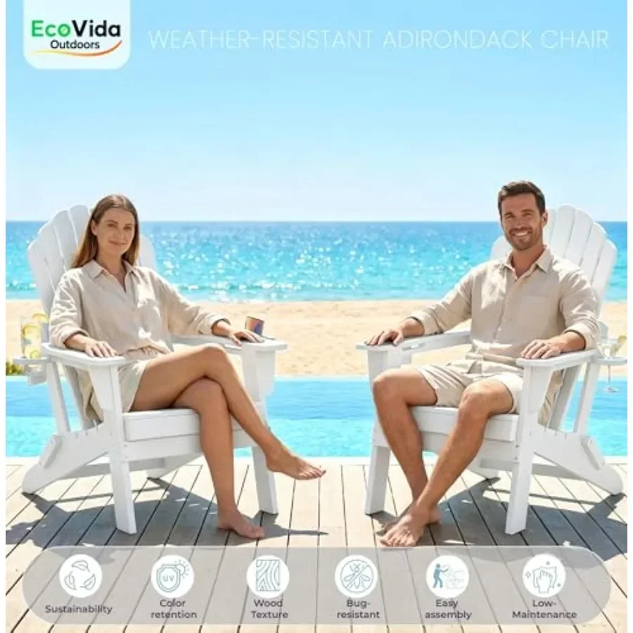 Składane krzesło Adirondack z  – Adirondack Chair Wood recenzja i cena