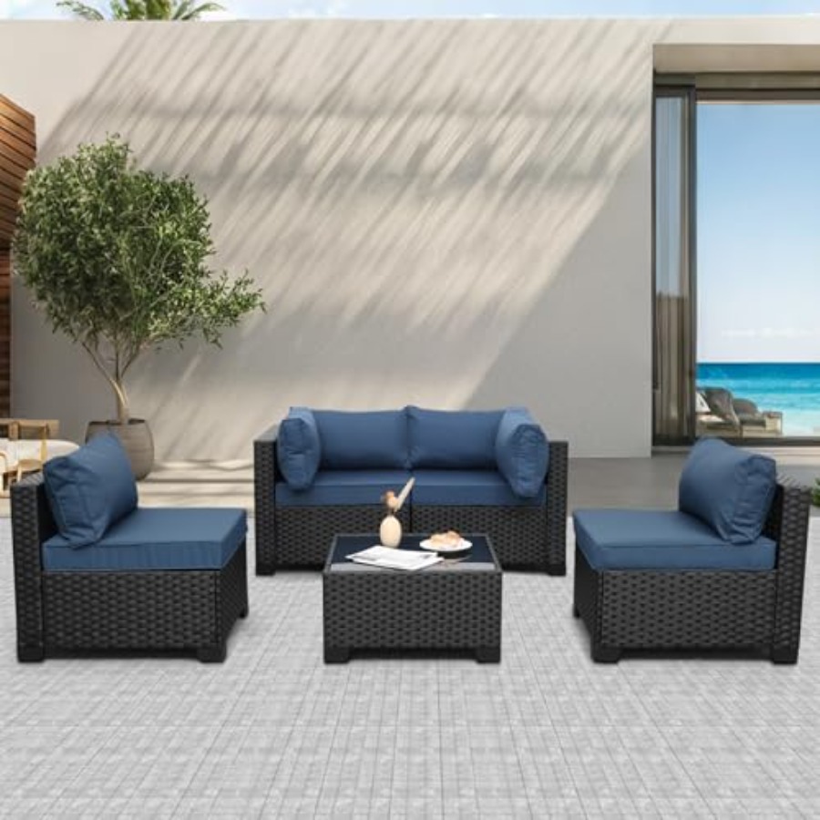 Zestaw mebli ogrodowych na pat – Outdoor Furniture Resin recenzja i cena