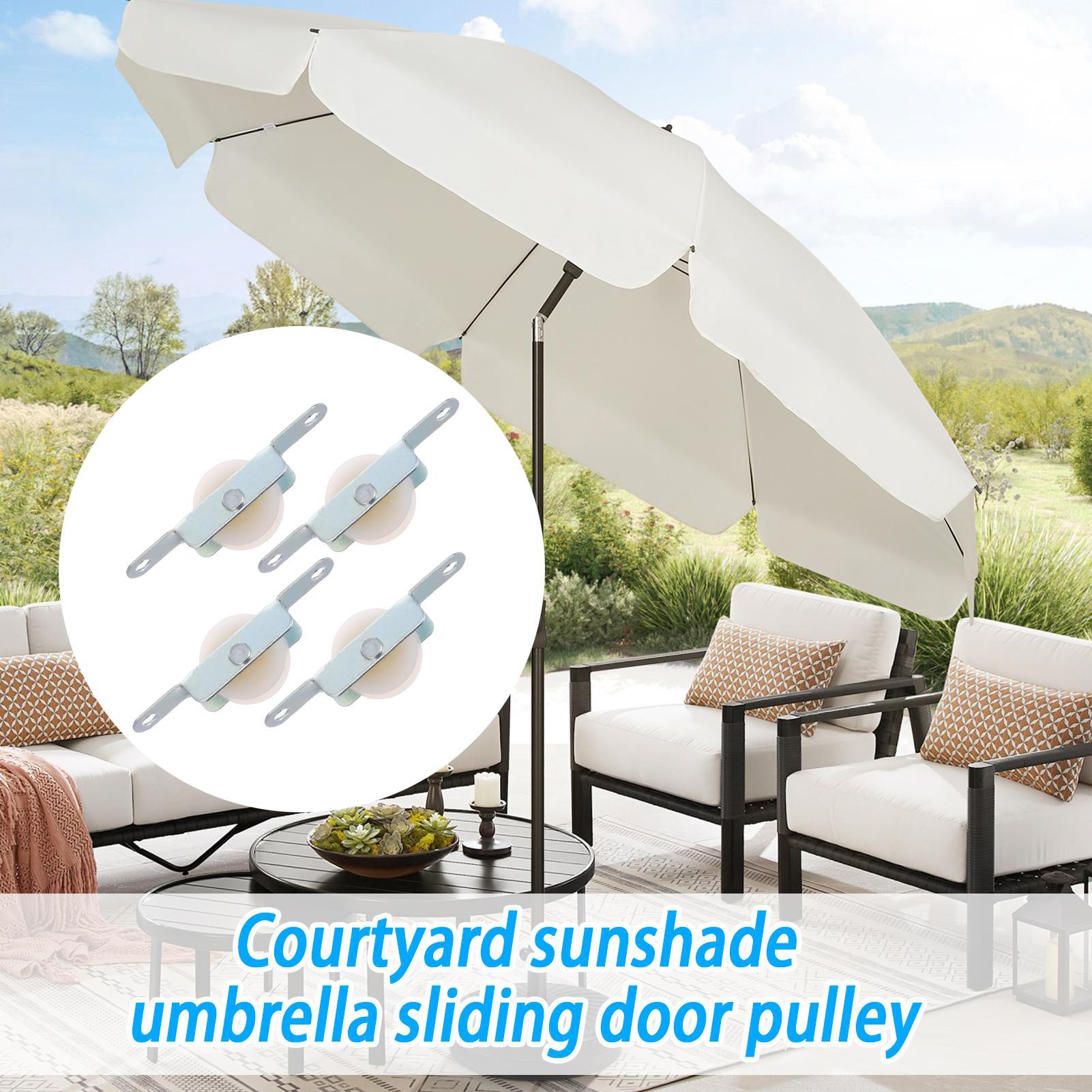 4 szt. Rolki do parasola ogrod – Outdoor Furniture With Umbrella recenzja i cena