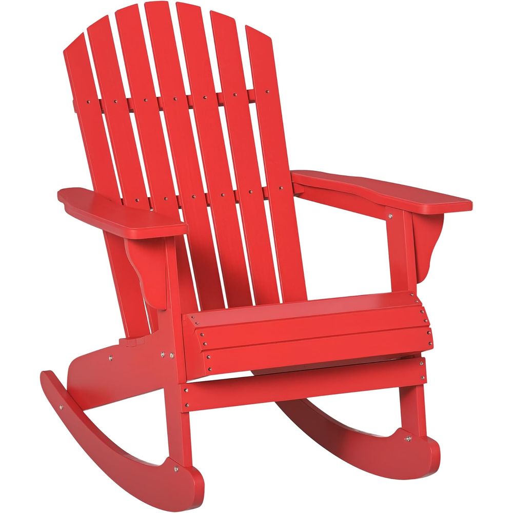 Drewniane krzesło bujane Adiro – Adirondack Chair Wood recenzja i cena