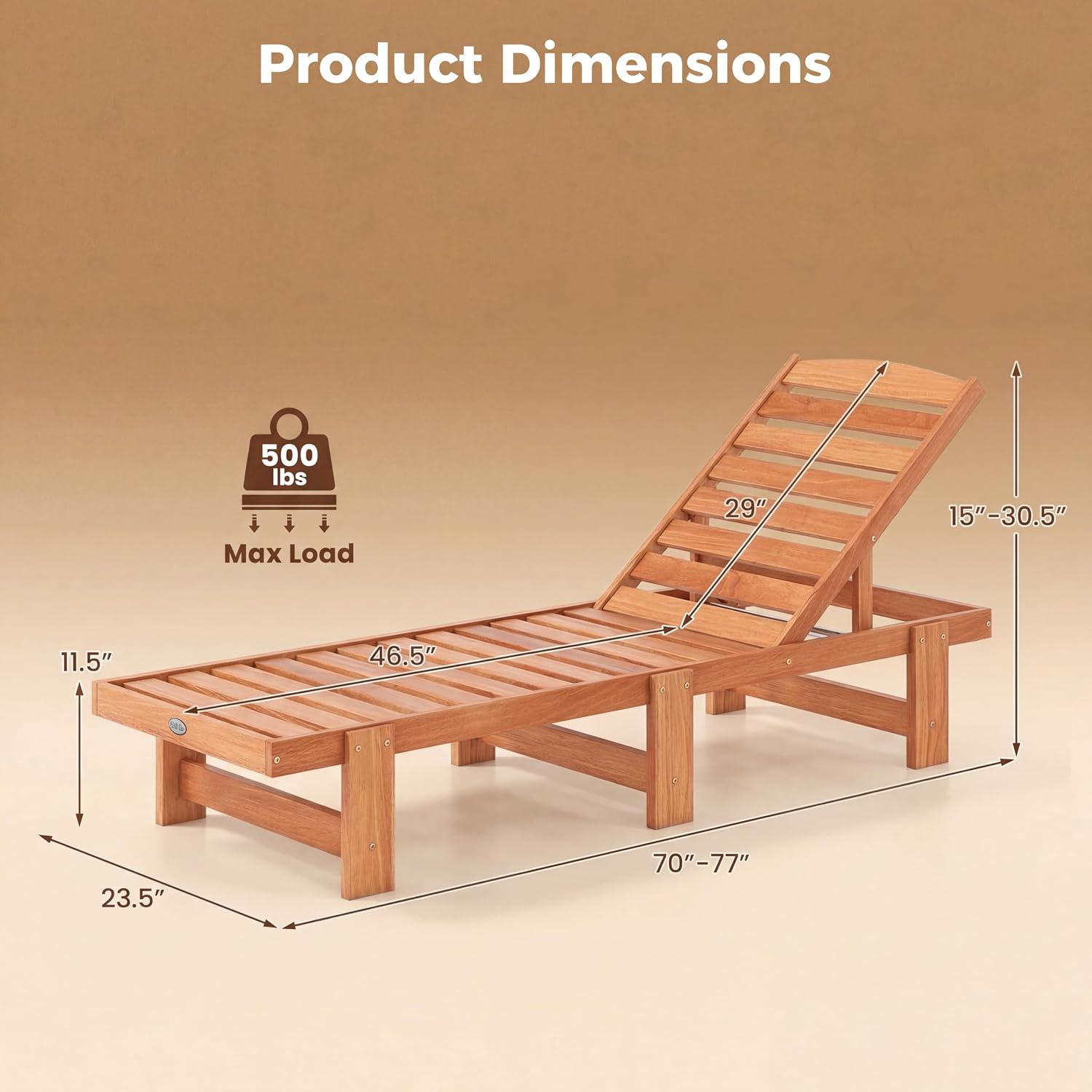 Leżanka z litego drewna, krzes – Outdoor Furniture Oil Teak recenzja i cena