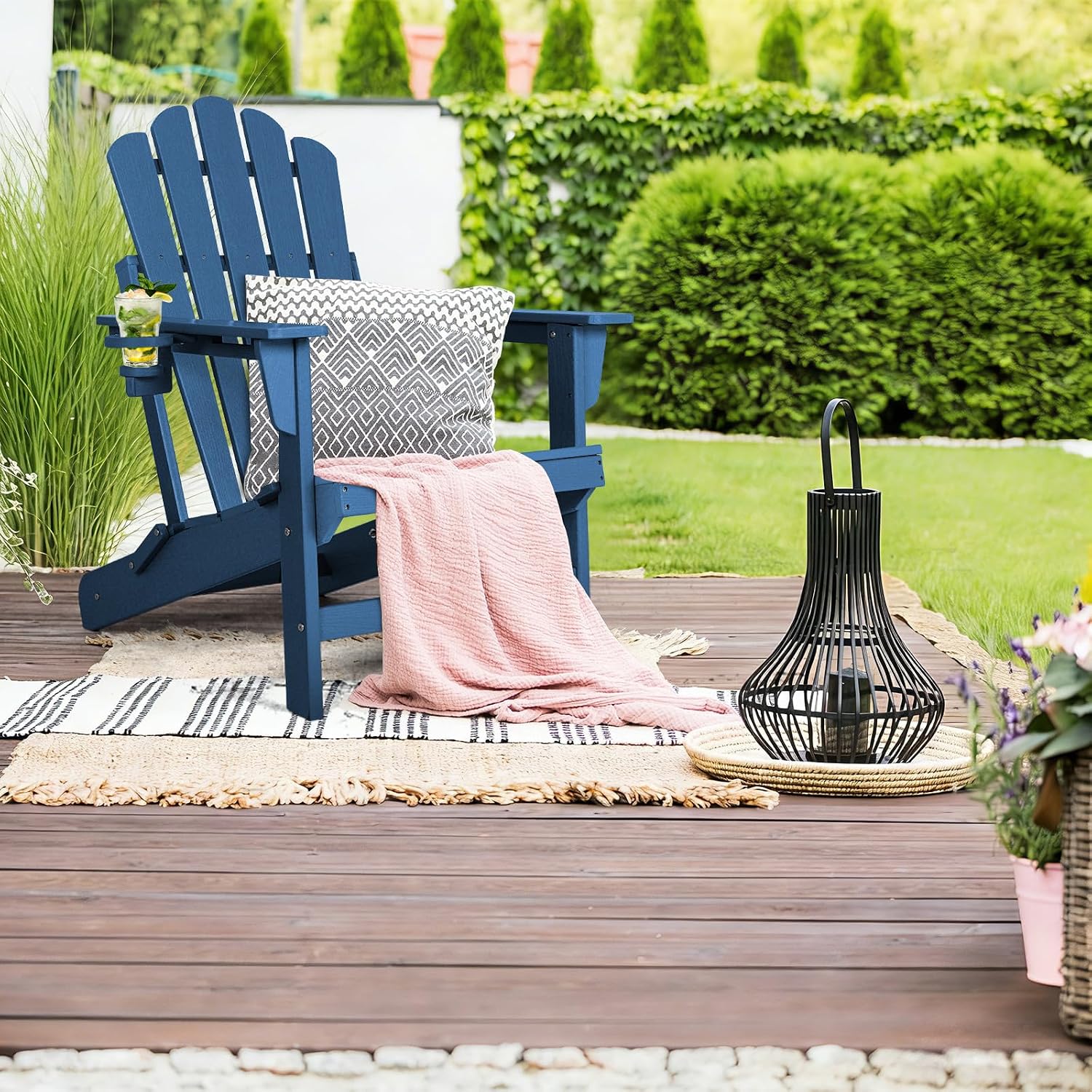 Duże składane krzesło Adironda – Outdoor Furniture Easy To Clean recenzja i cena