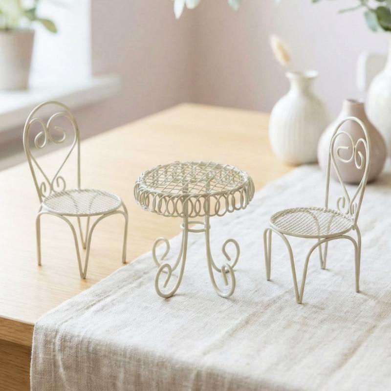 1/3 szt. Ozdoba do domku dla l – Bistro Table Set recenzja i cena