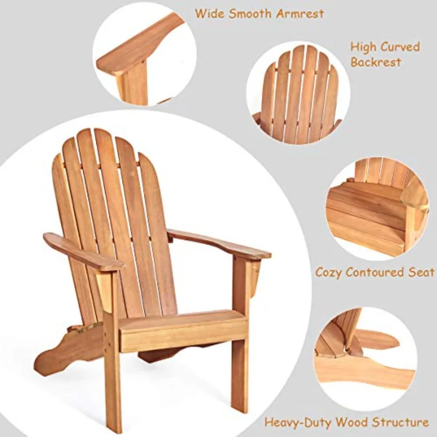 Zestaw krzeseł Adirondack z st – Adirondack Chair Wood recenzja i cena