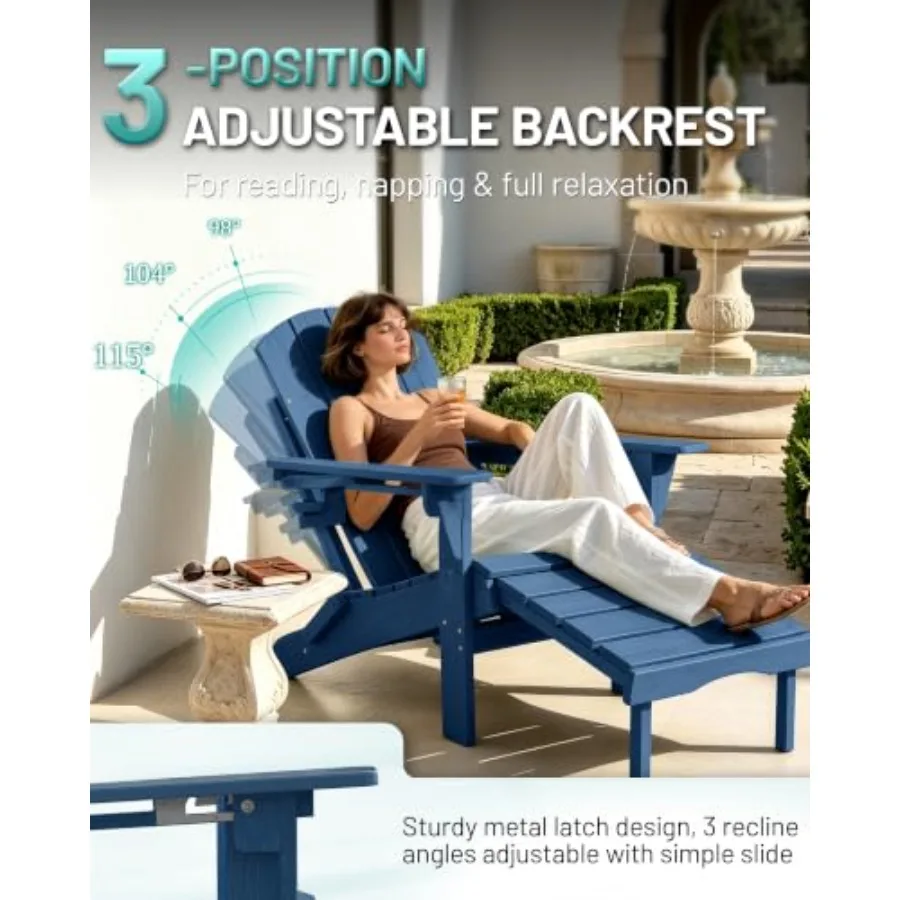Składane krzesła Adirondack z  – Adirondack Chair Wood recenzja i cena