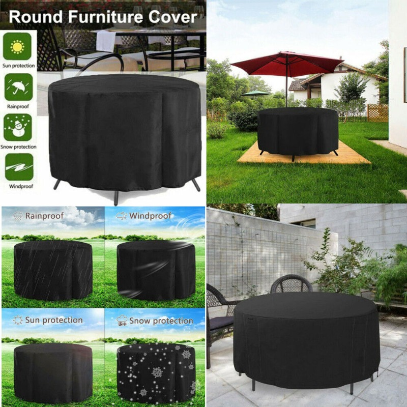 Duża okrągła wodoodporna osłon – Outdoor Furniture Set Sale recenzja i cena