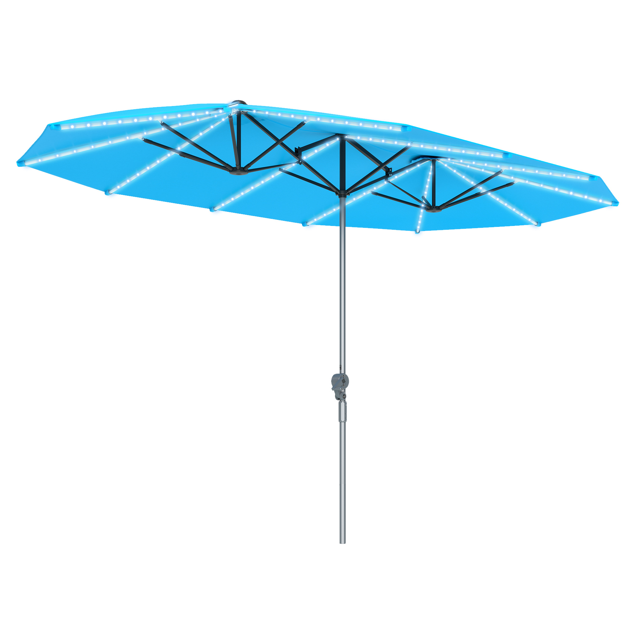 15-stopowy niebieski parasol o – Outdoor Furniture With Umbrella recenzja i cena